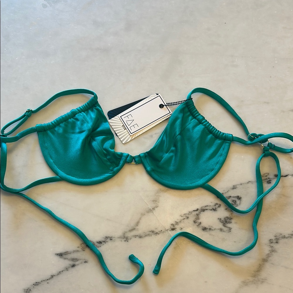 Fae Sheridan Bikini Top in Green
